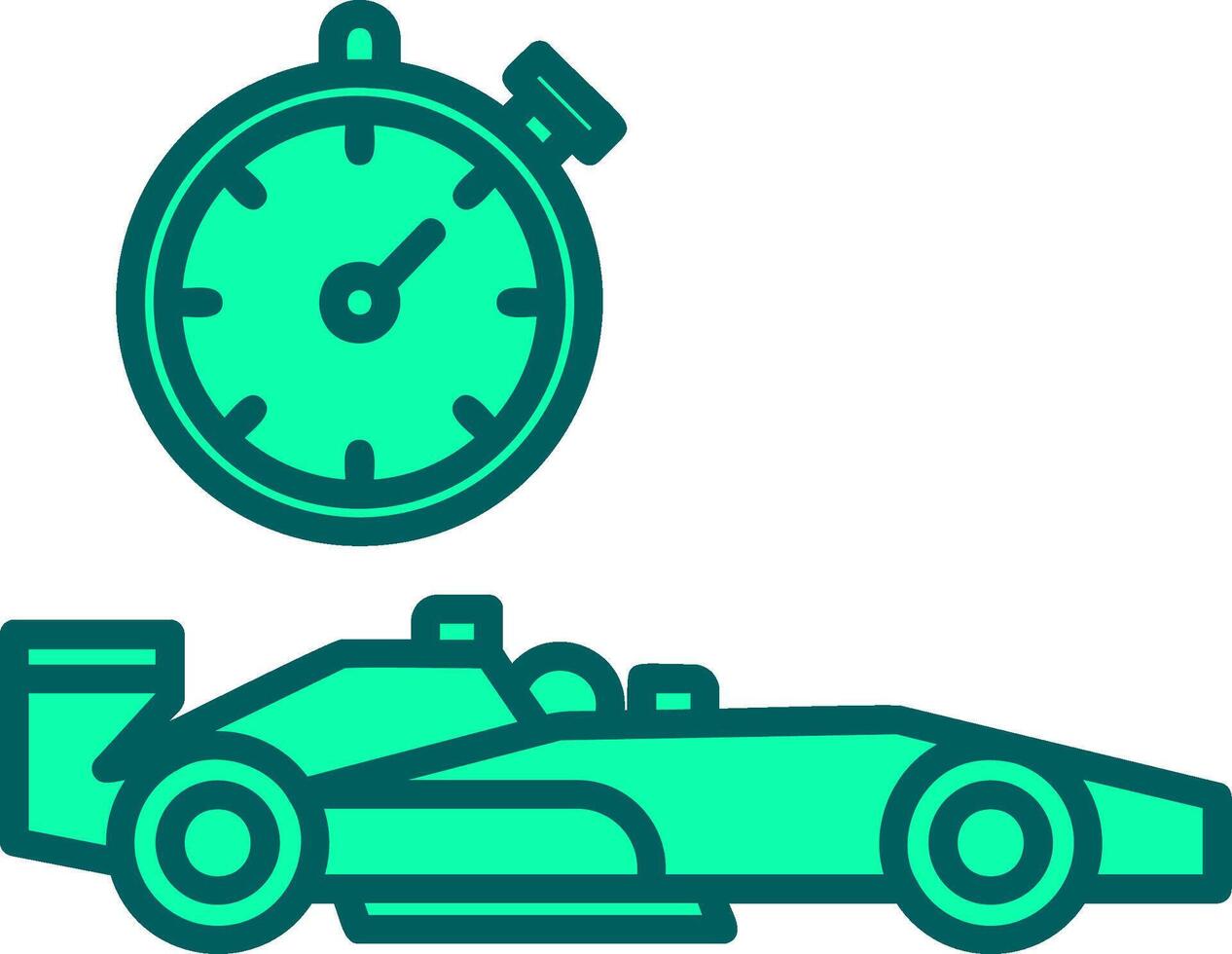 Stopwatch Icon Design Symbol vector