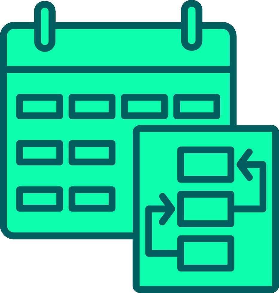 Plan Icon Design Symbol vector