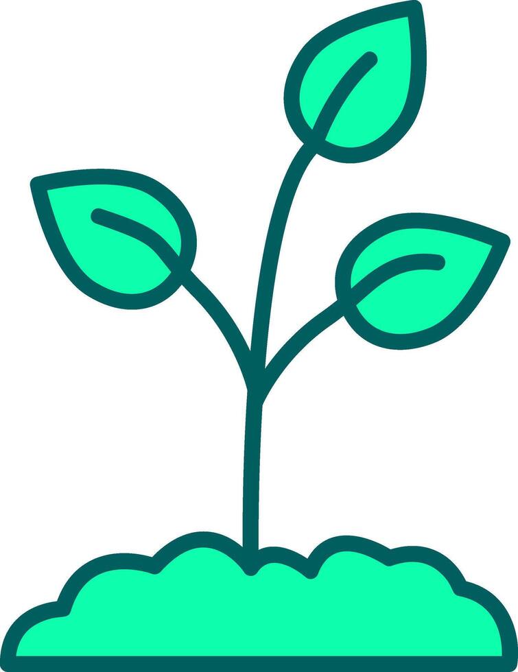 Sprout Icon Design Symbol vector