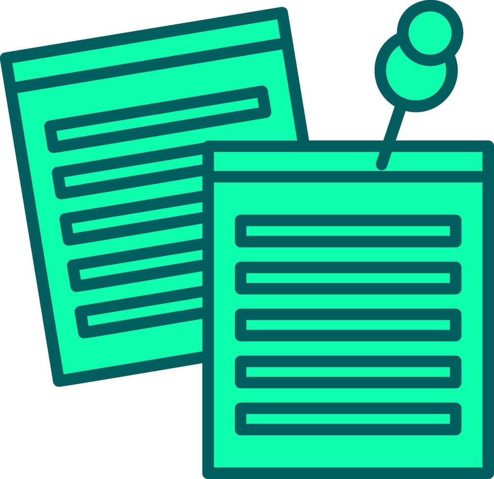 Sticky Notes Icon Design Symbol vector