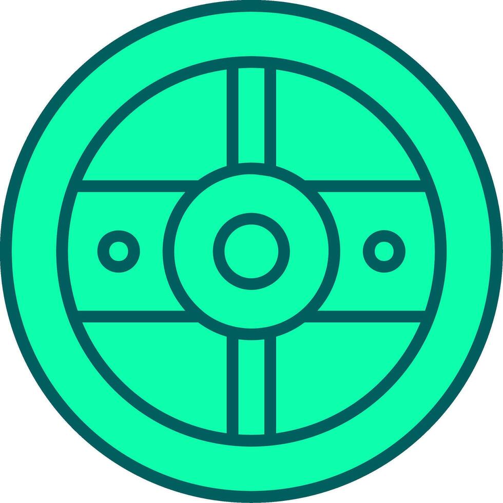 Steering Wheel Icon Design Symbol vector