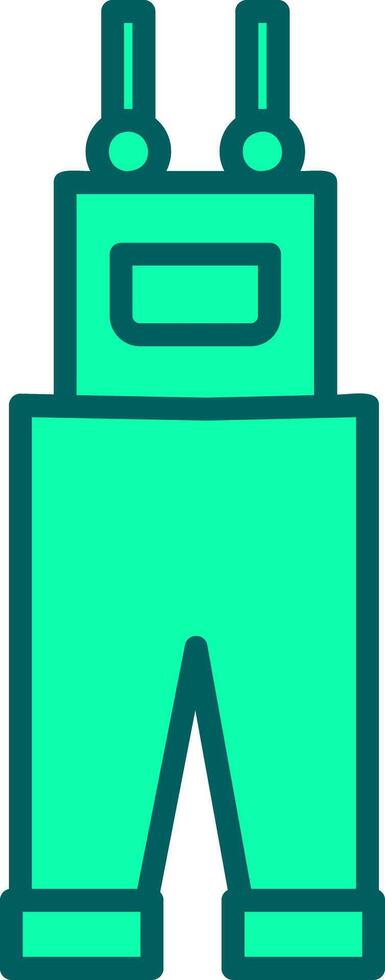 Overall Icon Design Symbol vector