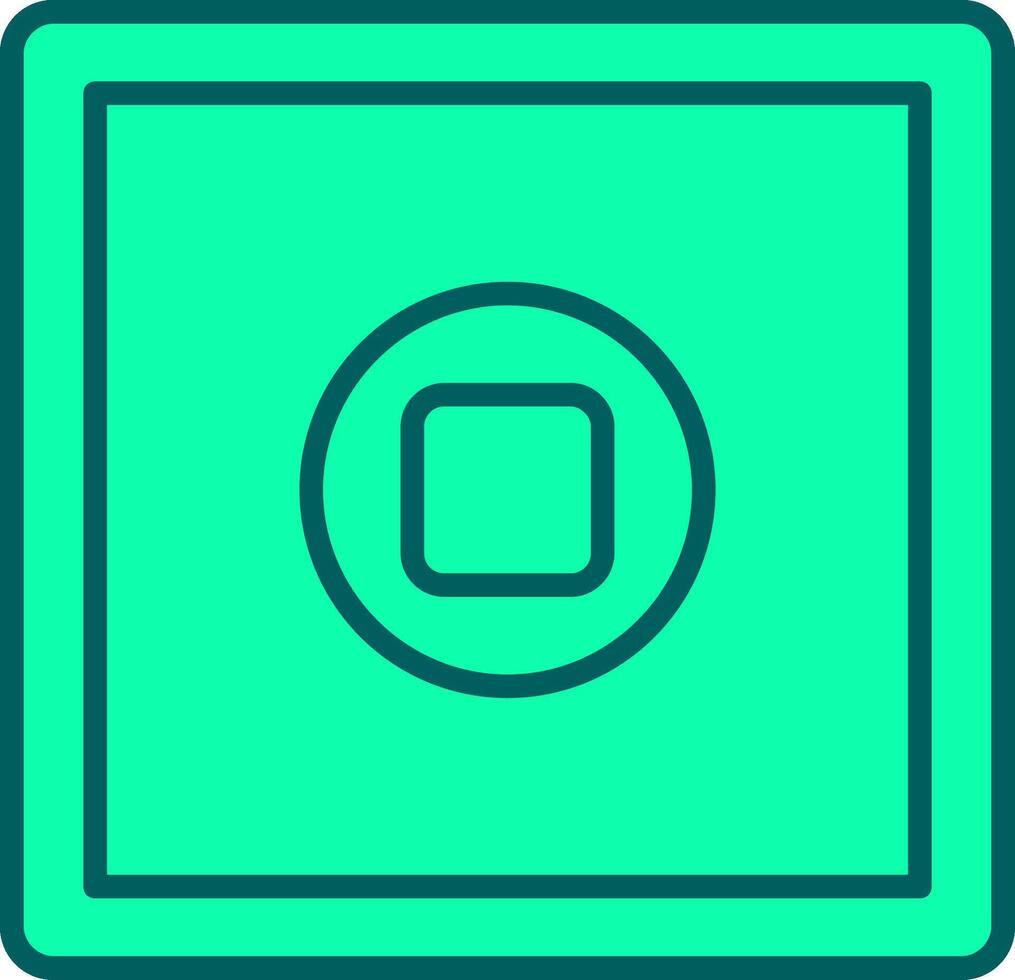 Stop Button Icon Design Symbol vector