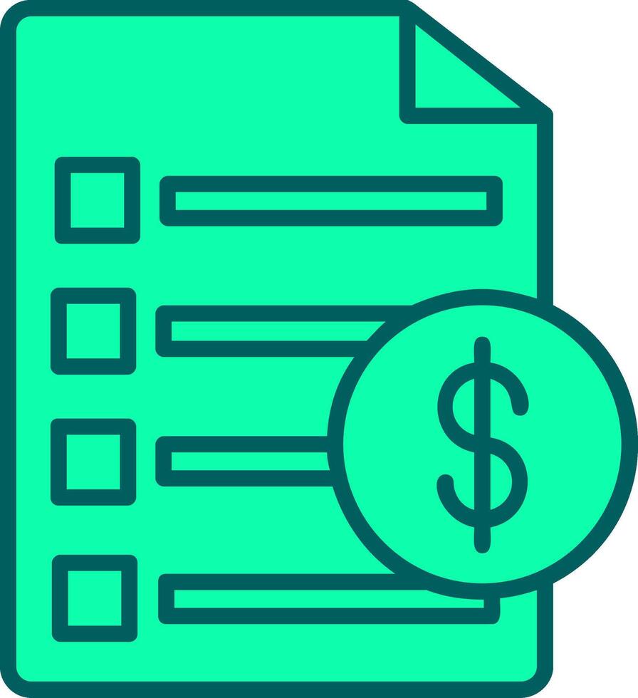 Invoice Icon Design Symbol vector