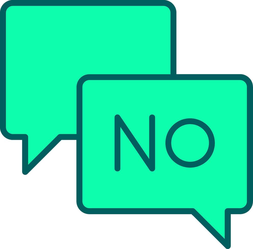 Say No Icon Design Symbol vector