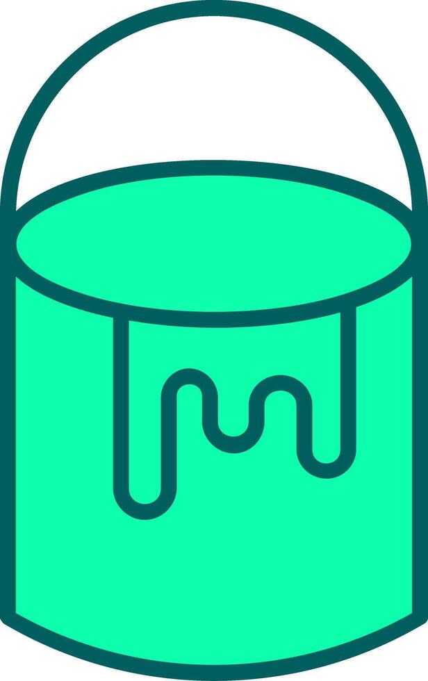 Paint Bucket Icon Design Symbol vector