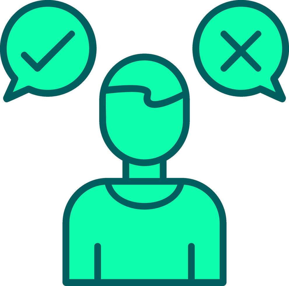 Decision Marker Icon Design Symbol vector
