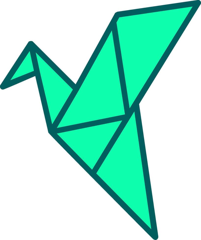 Origami Icon Design Symbol vector
