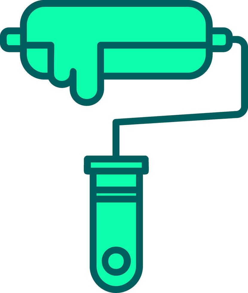 Paint Roller Icon Design Symbol vector