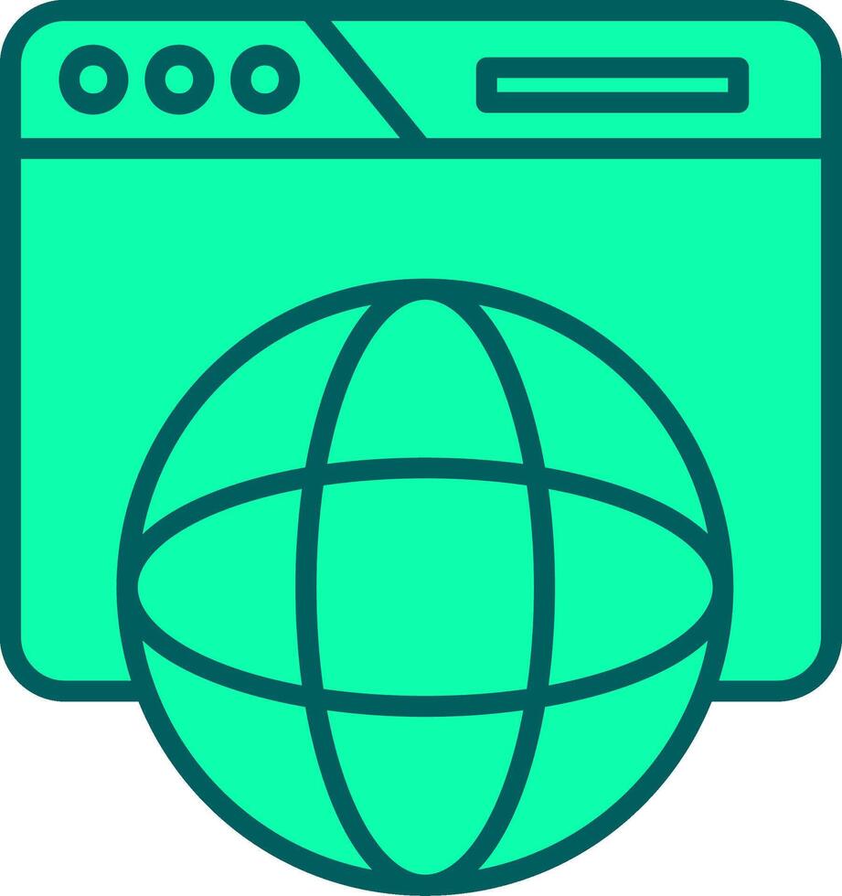 Online Presence Icon Design Symbol vector