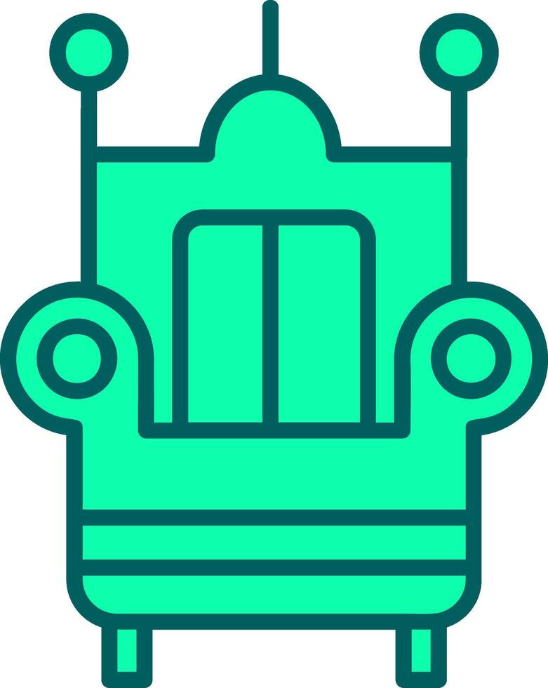 Throne Icon Design Symbol vector