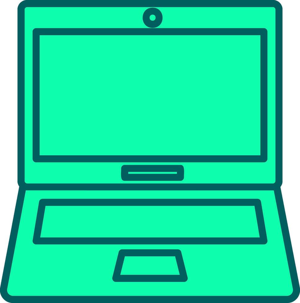 Laptop Icon Design Symbol vector