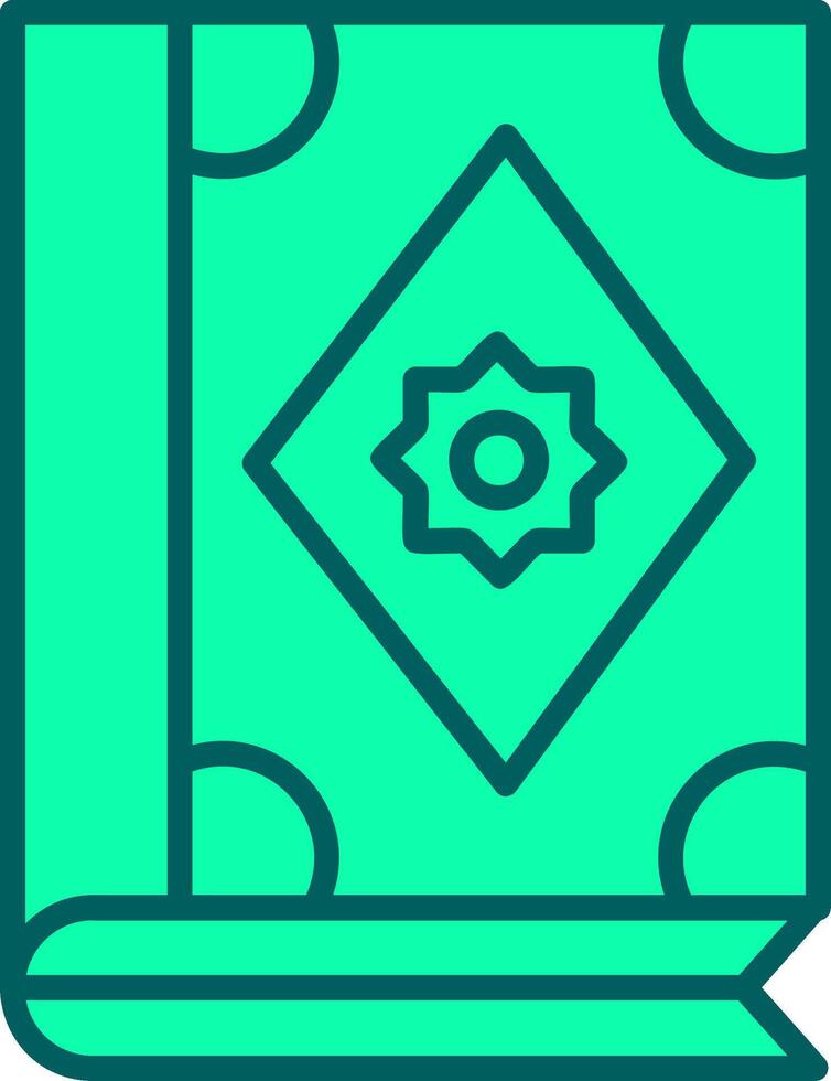 Quran Icon Design Symbol vector