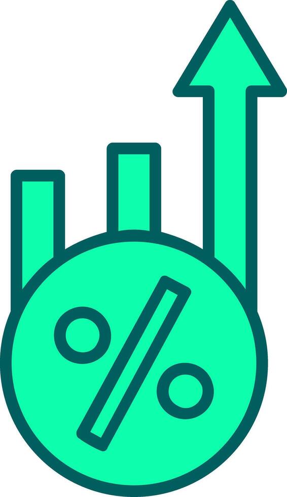 Increase Icon Design Symbol vector