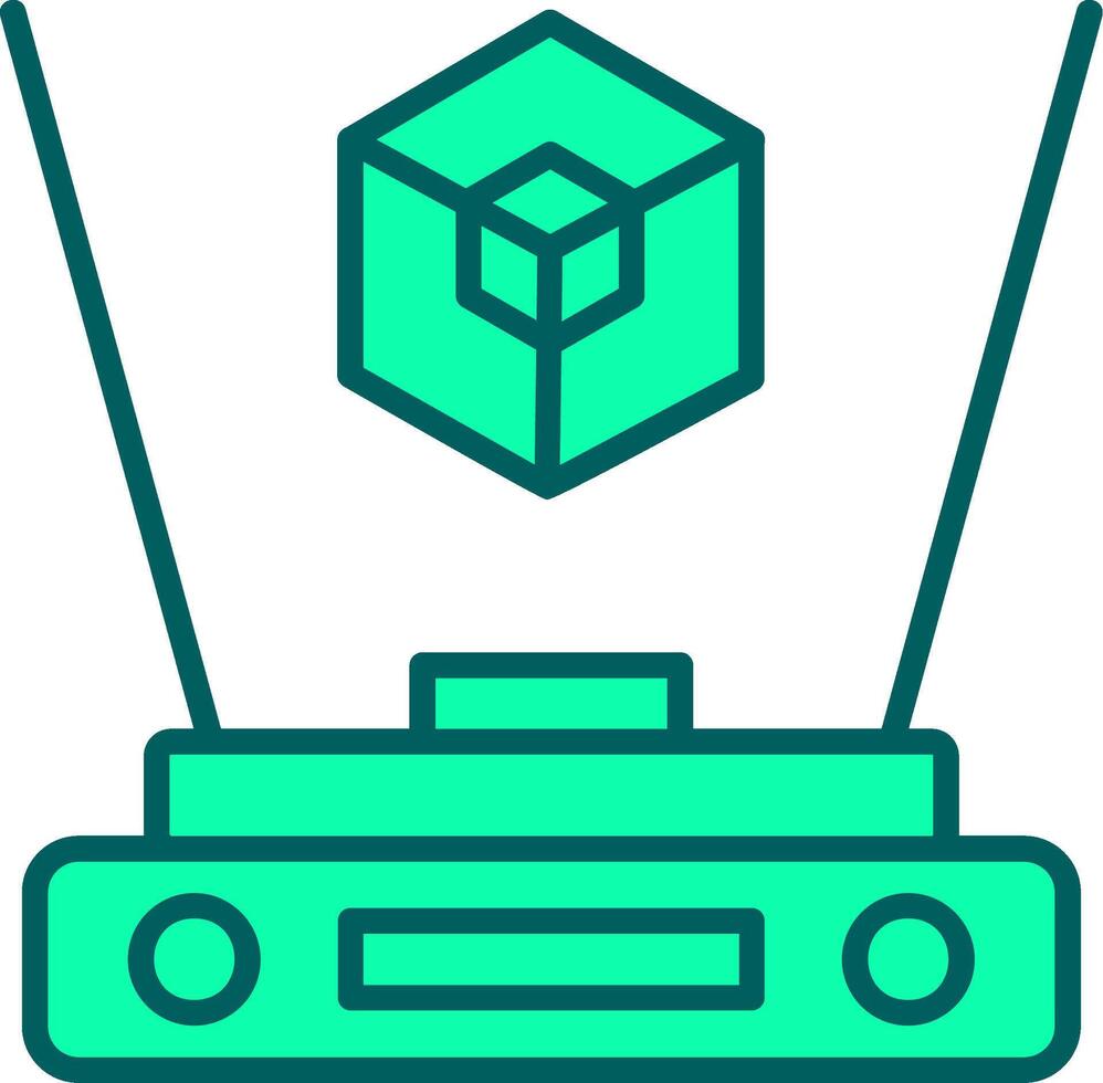 Hologram Icon Design Symbol vector