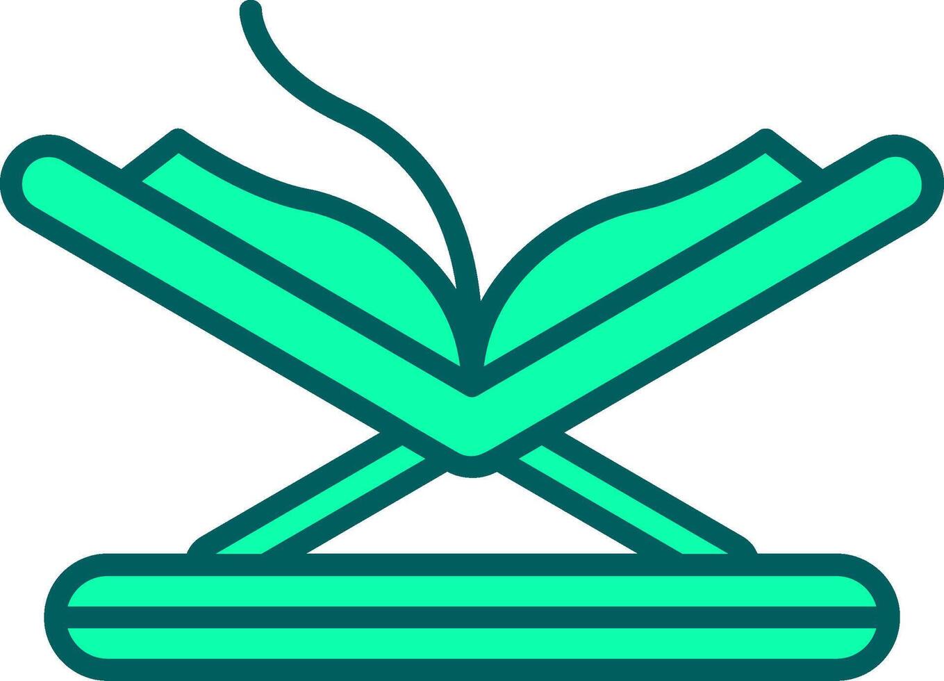 Quran Icon Design Symbol vector