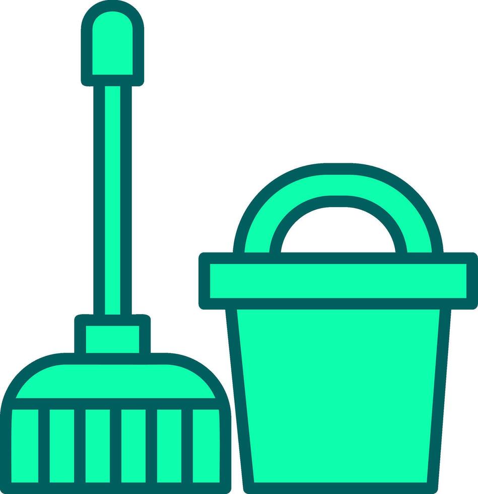 Mop Icon Design Symbol vector