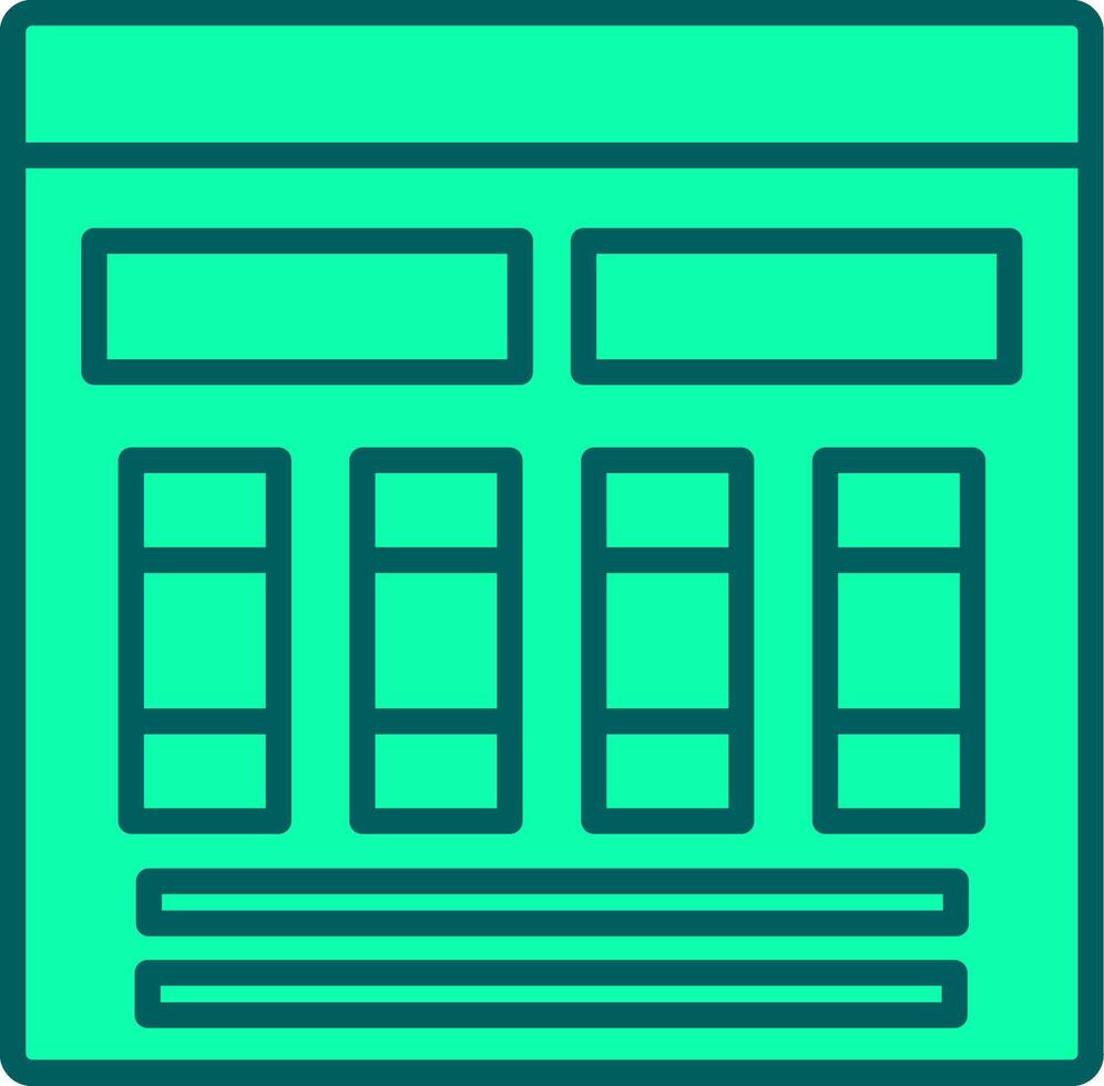 Mood Board Icon Design Symbol vector