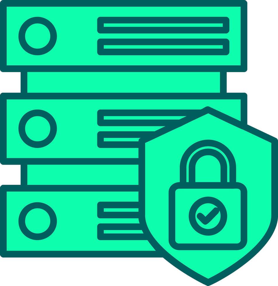 Database Icon Design Symbol vector