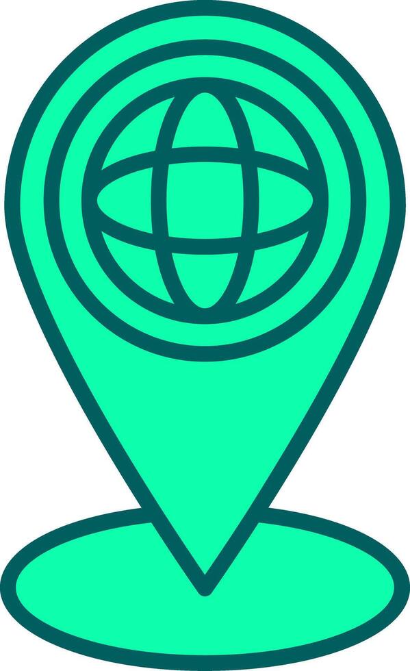 Geospatial Technology Icon Design Symbol vector