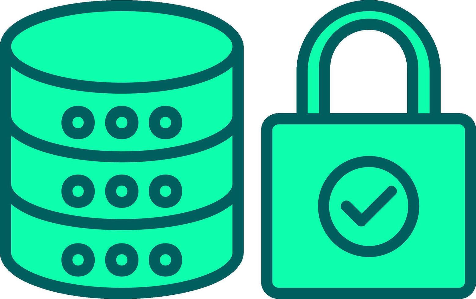 Database Icon Design Symbol vector