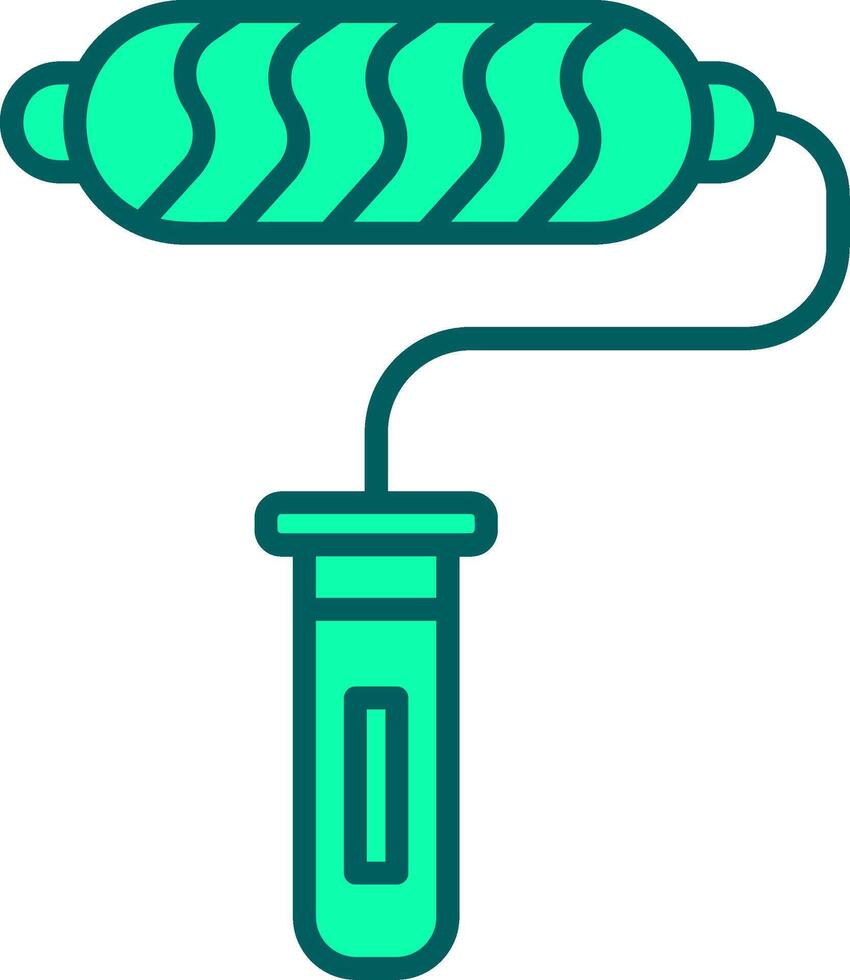 Paint Roller Icon Design Symbol vector