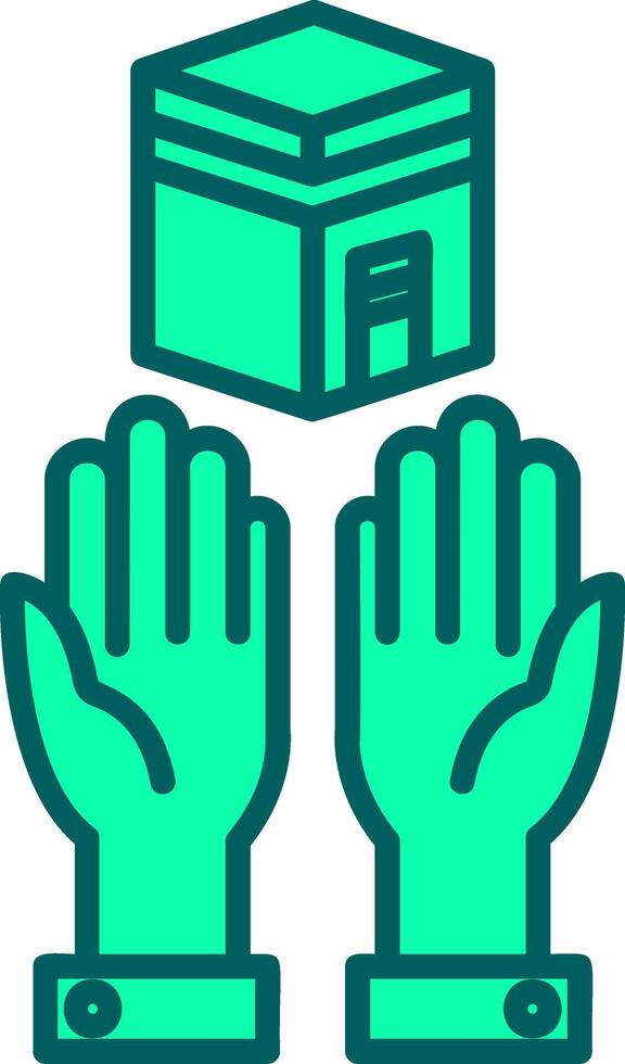 Prayer Icon Design Symbol vector