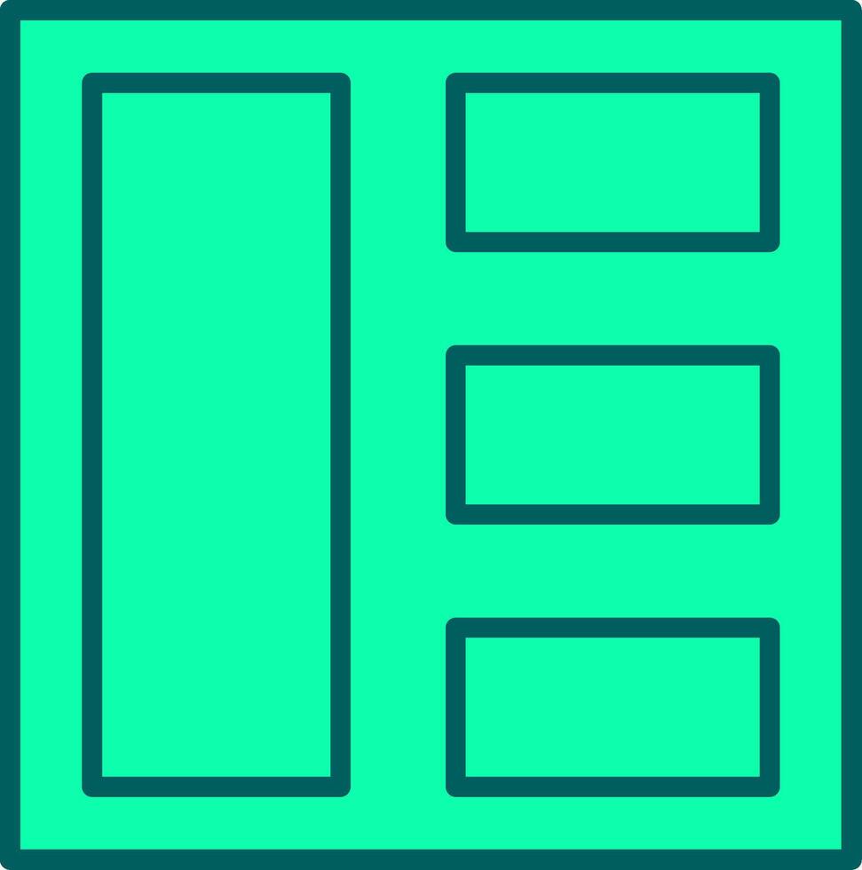 Grid Icon Design Symbol vector