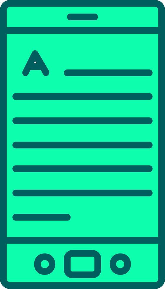 Kindle Icon Design Symbol vector