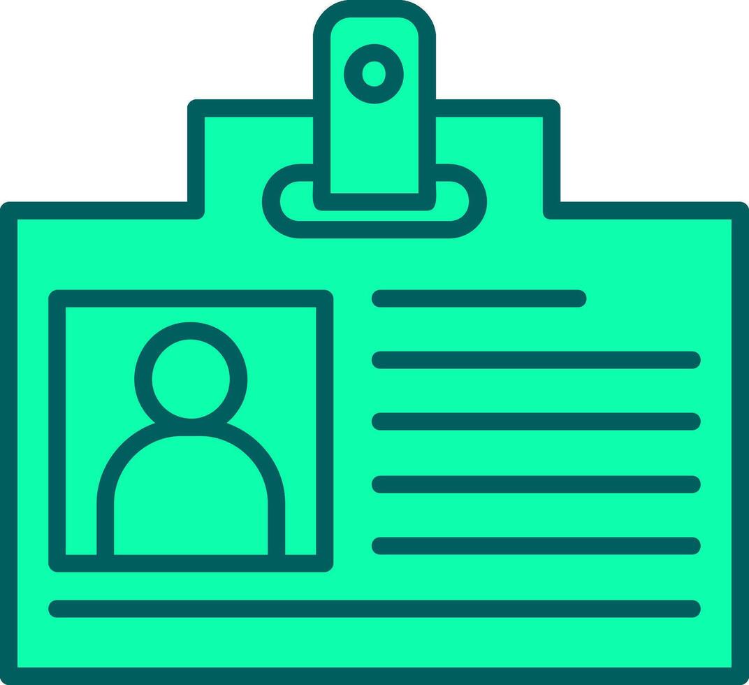 Id Card Icon Design Symbol vector