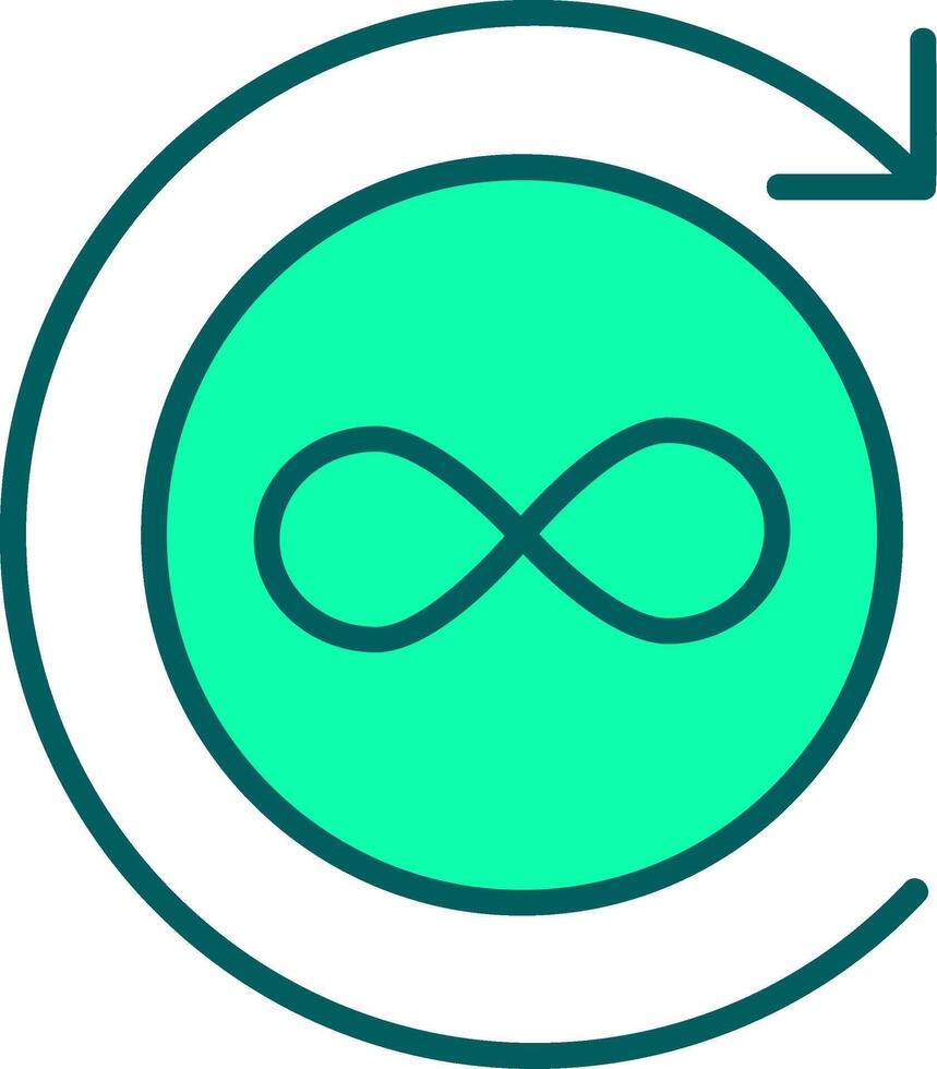 Infinite Icon Design Symbol vector