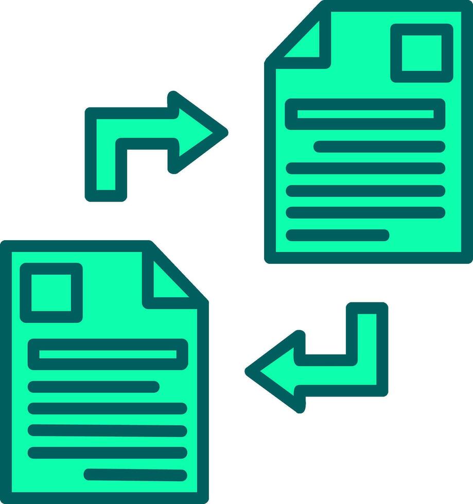 Data Transfer Icon Design Symbol vector