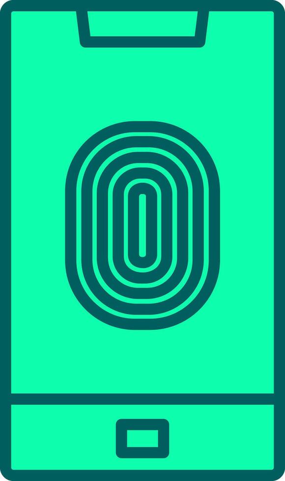 Fingerprint Icon Design Symbol vector