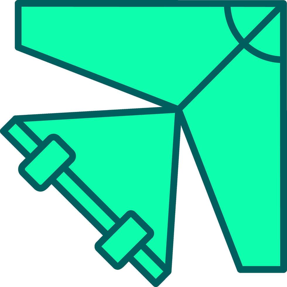 Glider Icon Design Symbol vector