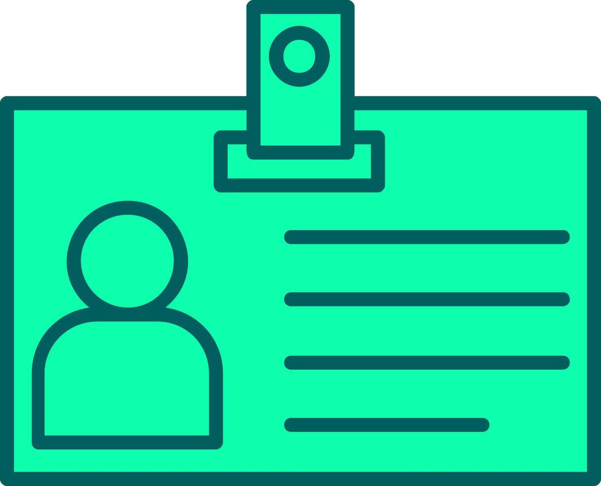 Identification Card Icon Design Symbol vector