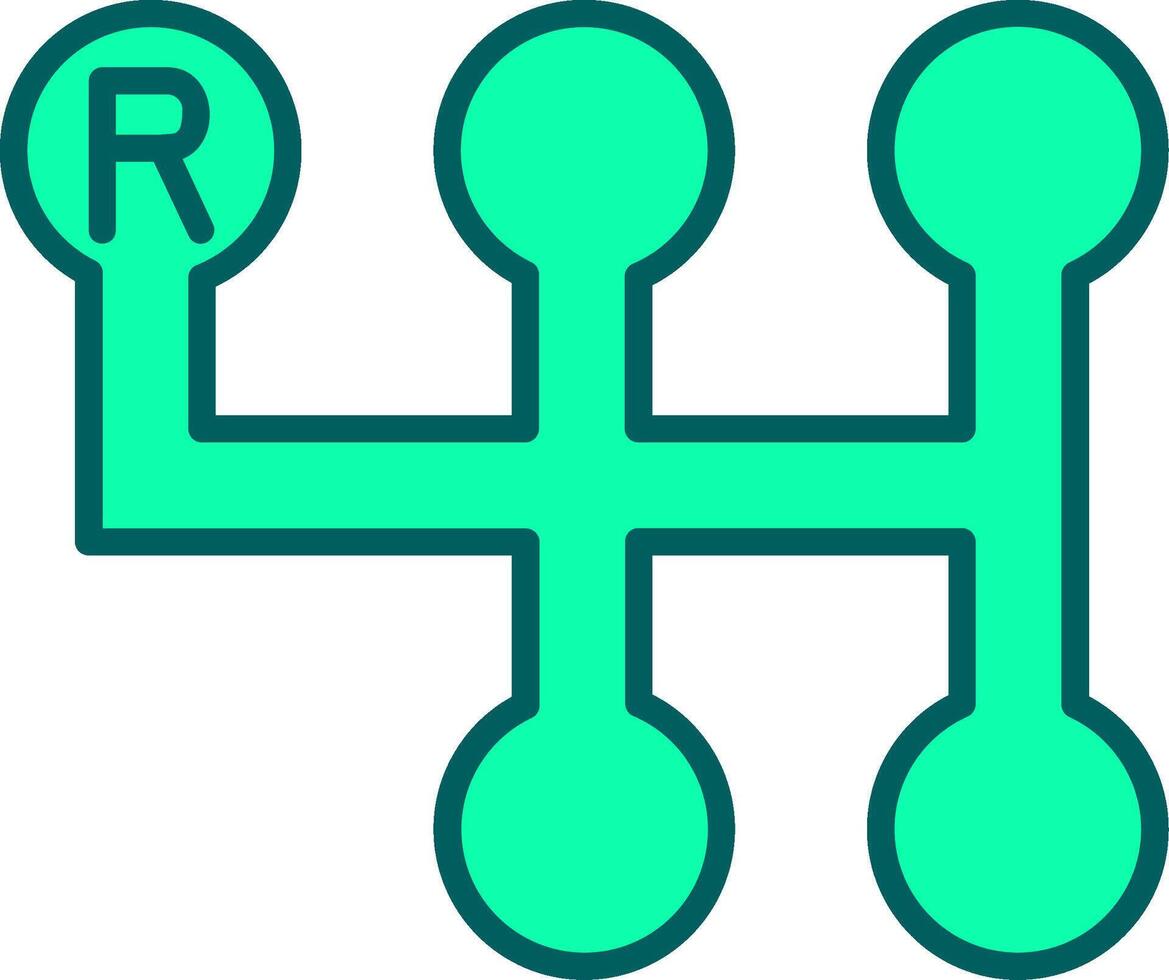 Gearshift Icon Design Symbol vector