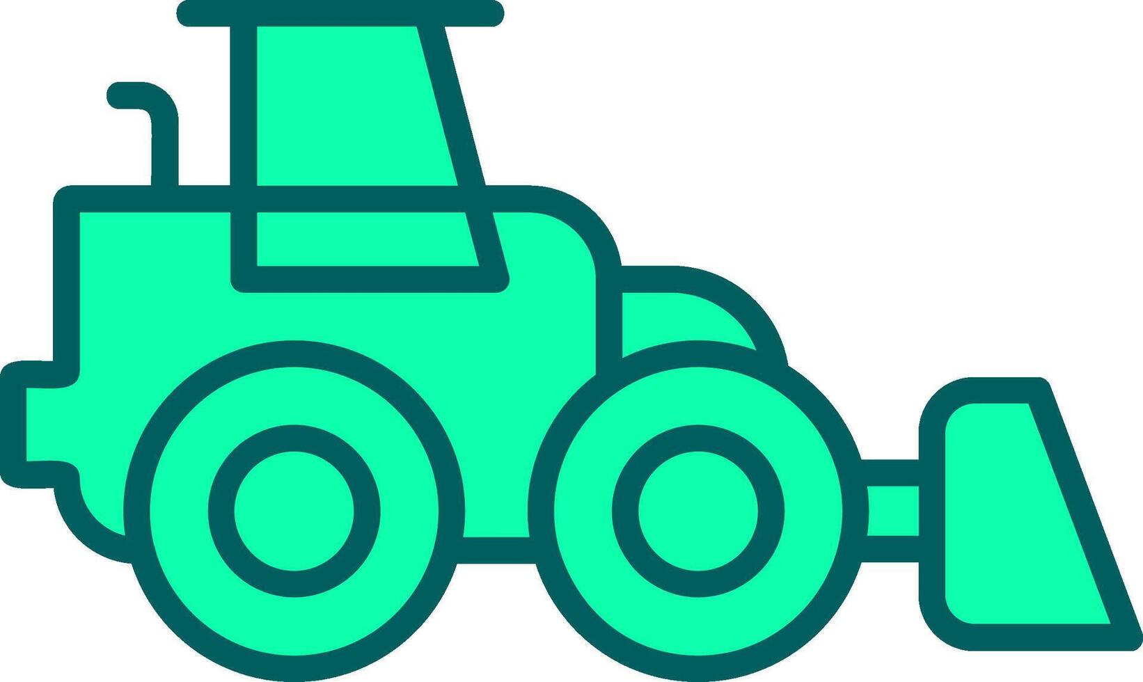 Front Loader Icon Design Symbol vector