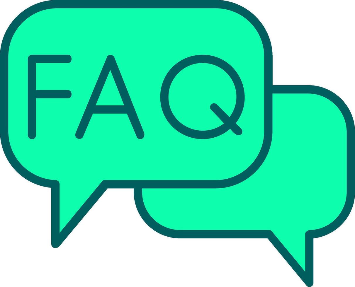 Faq Icon Design Symbol vector