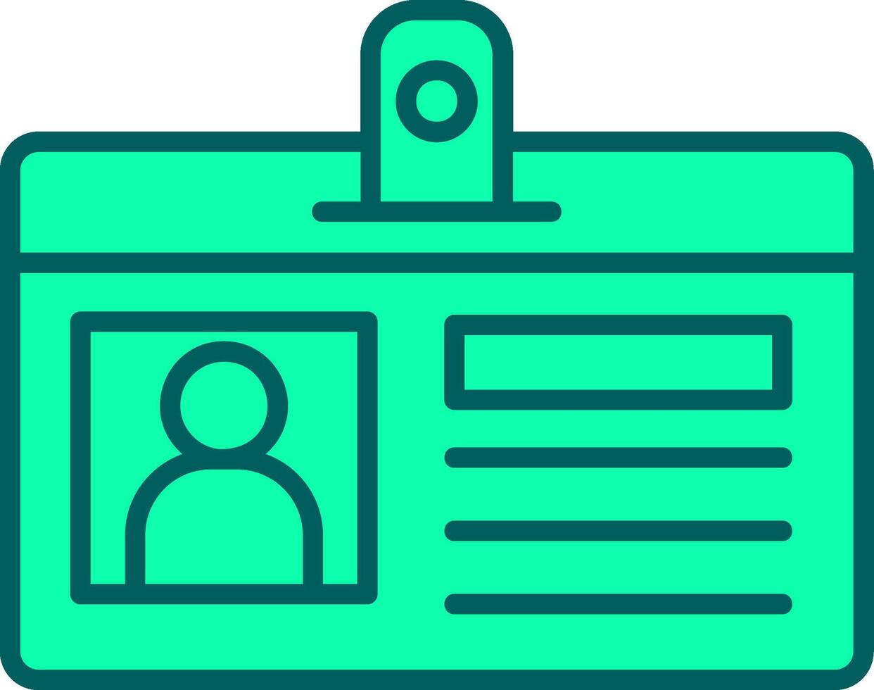Identification Card Icon Design Symbol vector
