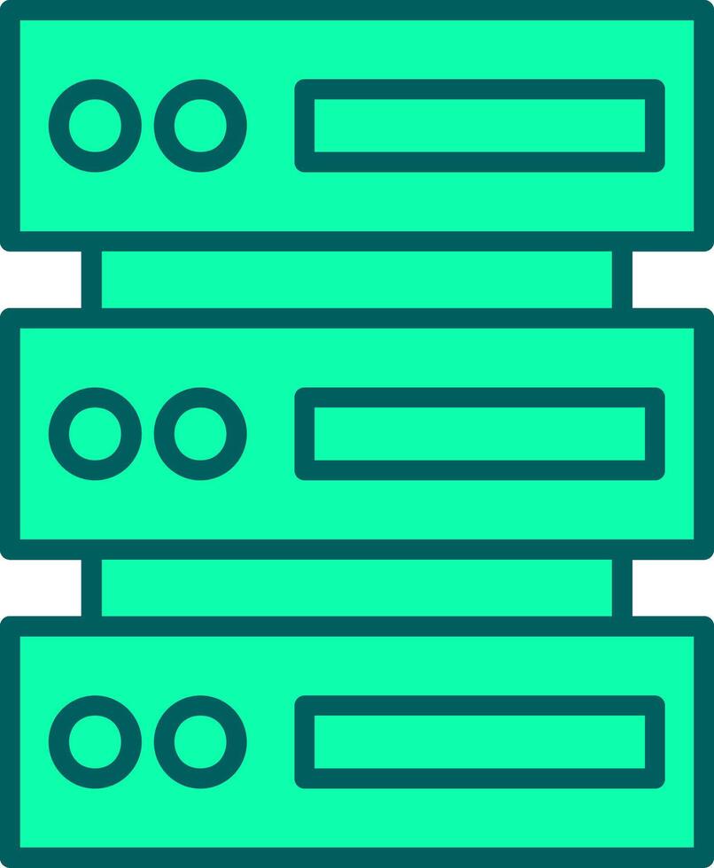 Database Icon Design Symbol vector