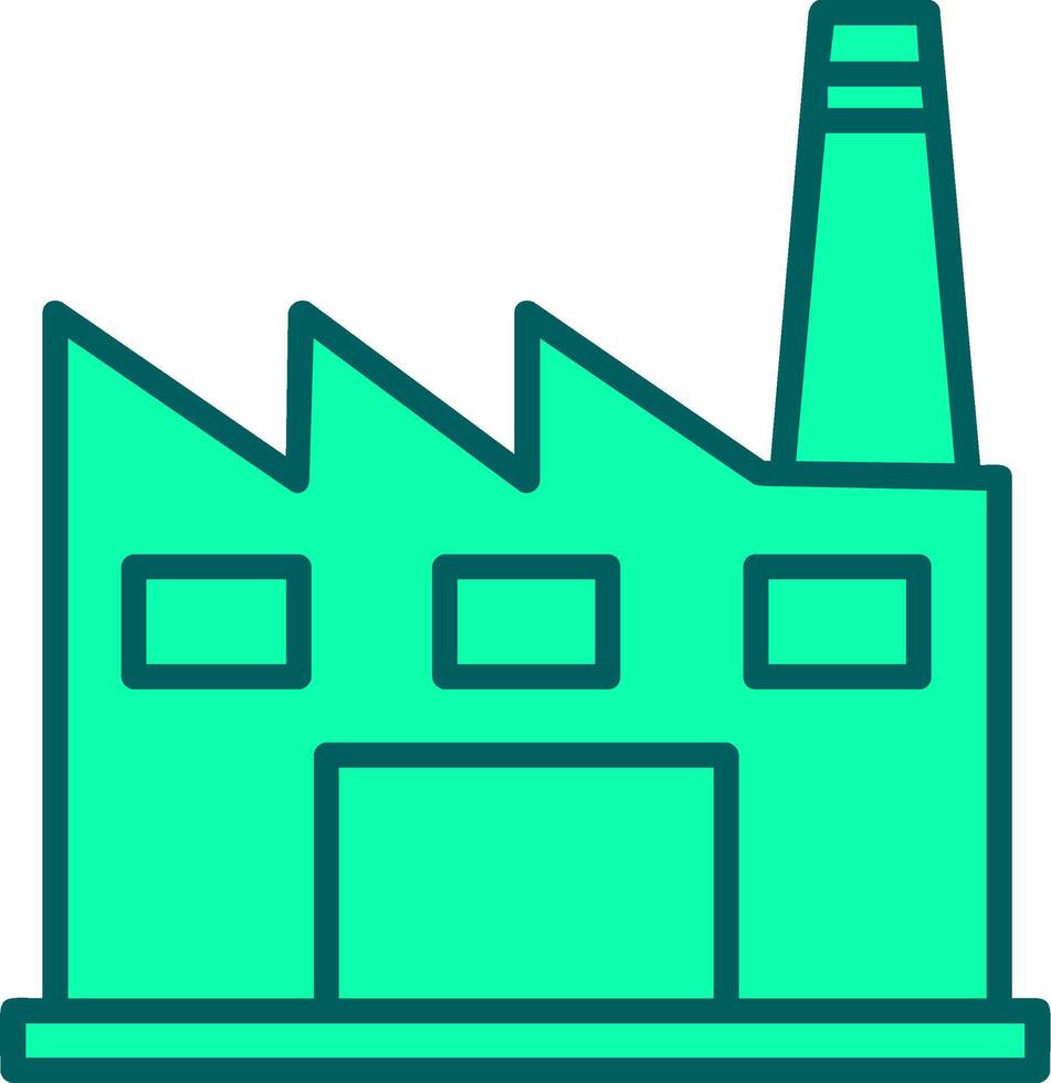 Factory Icon Design Symbol vector
