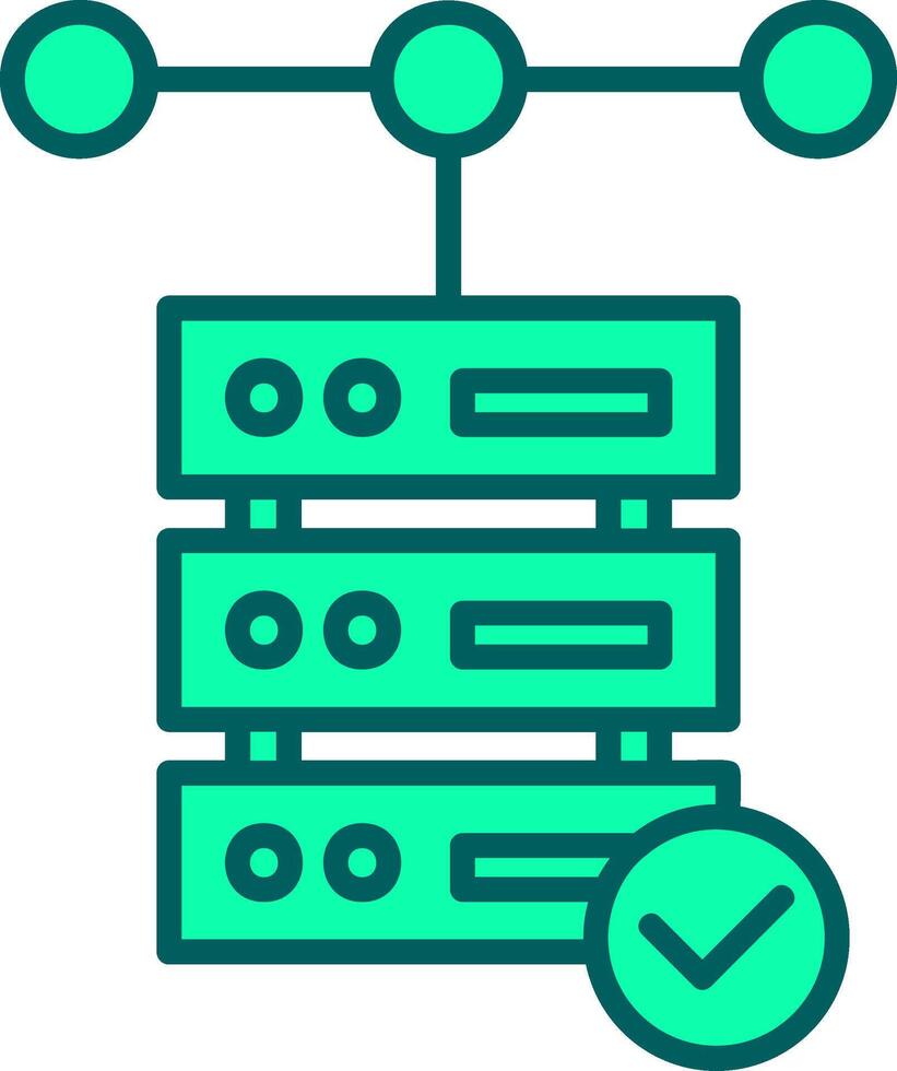 Database Icon Design Symbol vector