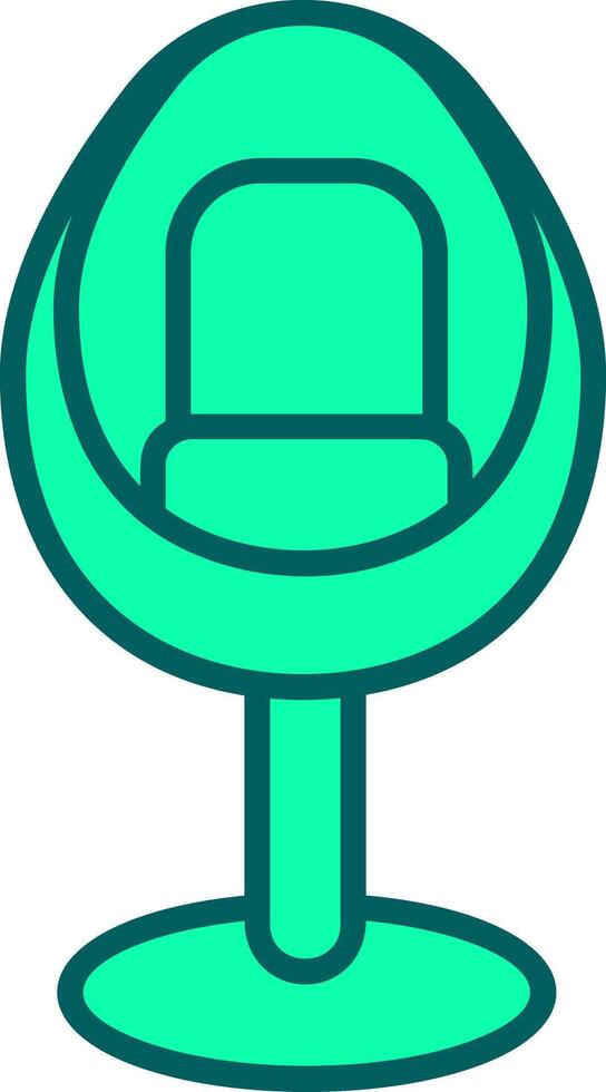 Egg Chair Icon Design Symbol vector