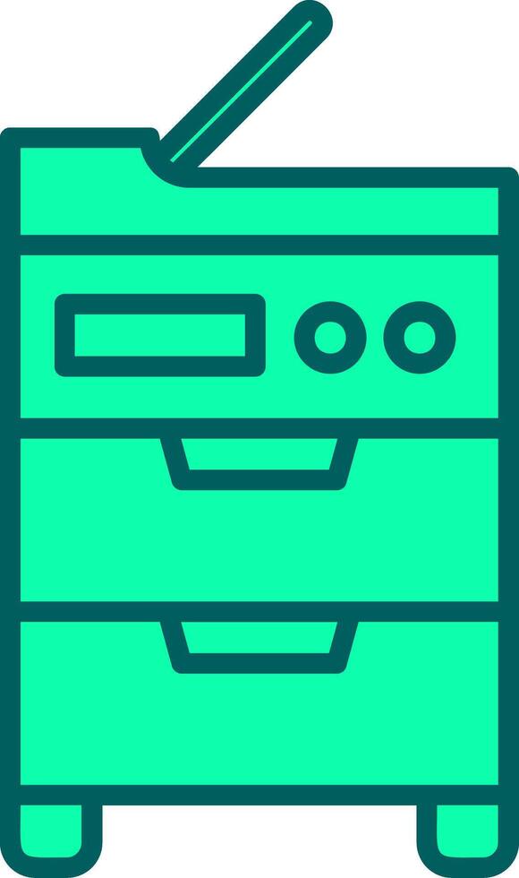 Copy Machine Icon Design Symbol vector