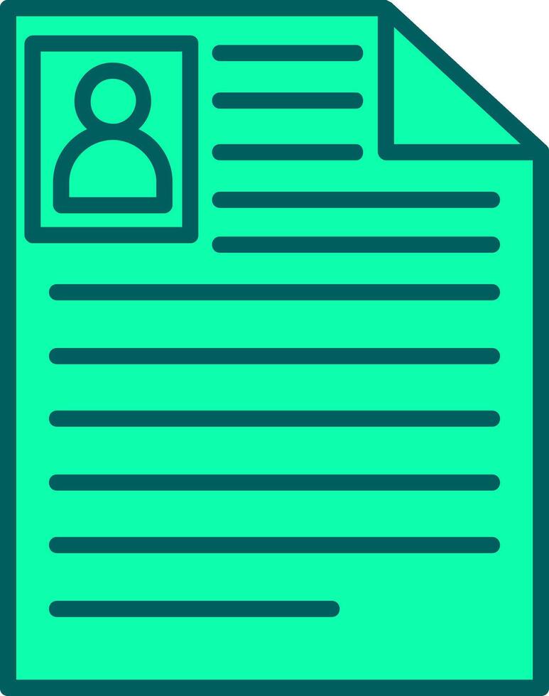 Curriculum Vitae Icon Design Symbol vector