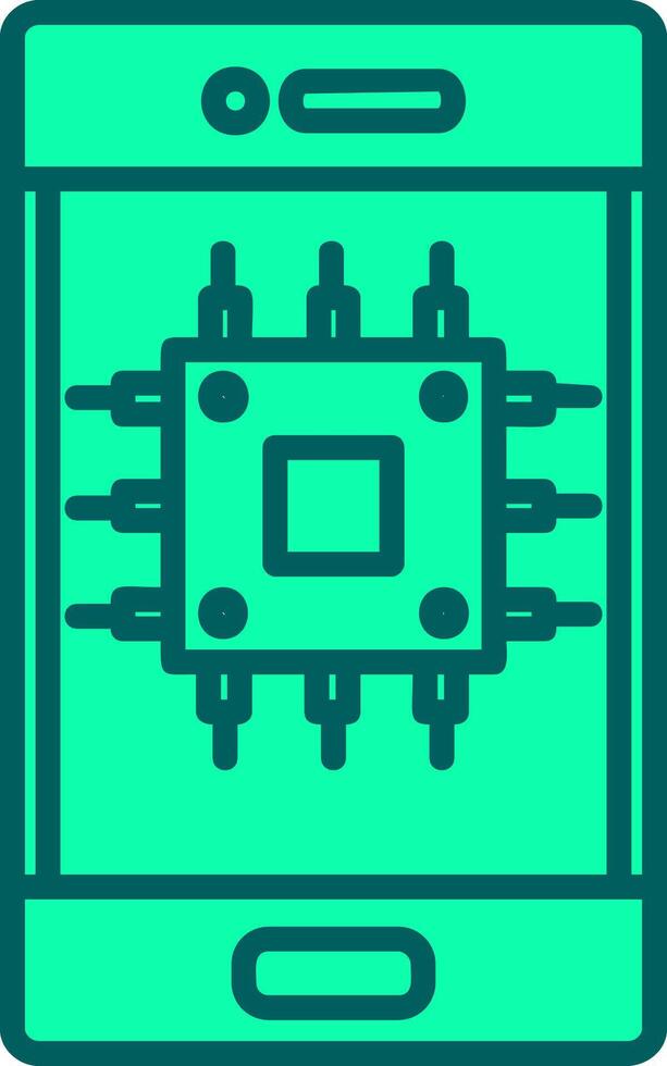 Cpu Icon Design Symbol vector