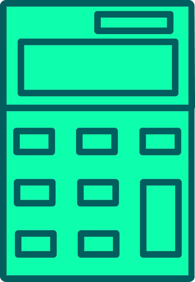 Calculator Icon Design Symbol vector