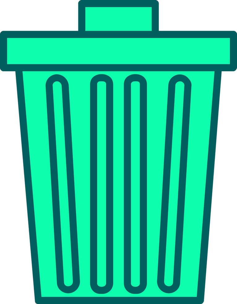 Dustbin Icon Design Symbol vector
