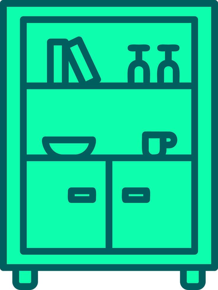 Display Case Icon Design Symbol vector