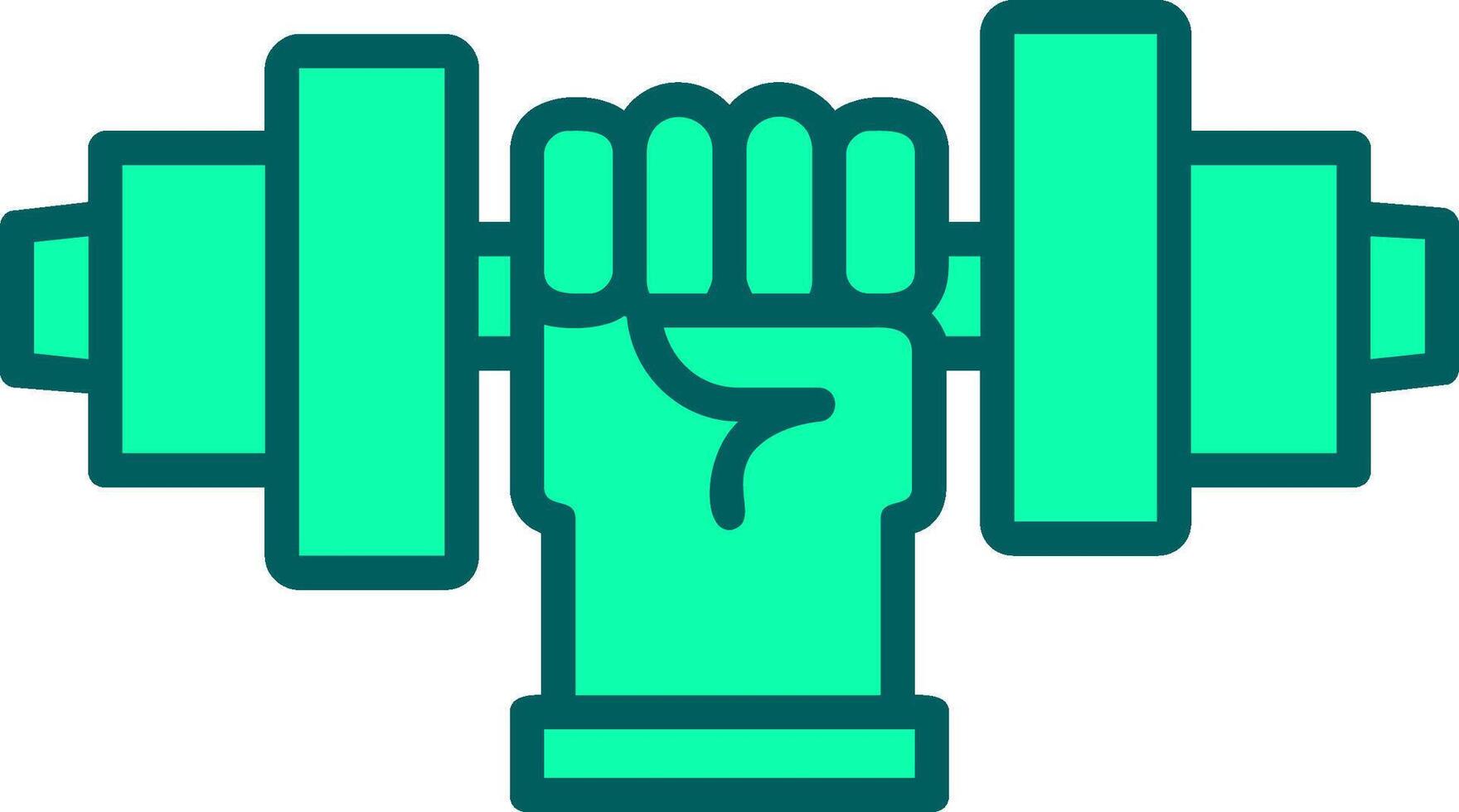 Dumbell Icon Design Symbol vector